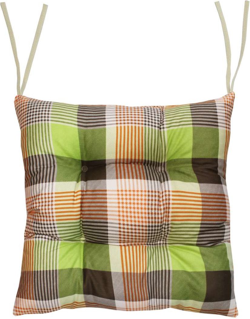 Подушка на стул MATEX Homely / 08-194 (персиковый/ бордовый)