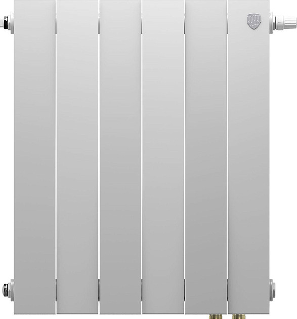 Радиатор биметаллический Royal Thermo PianoForte 500 Белый VR80 (6 секций) — фото 2