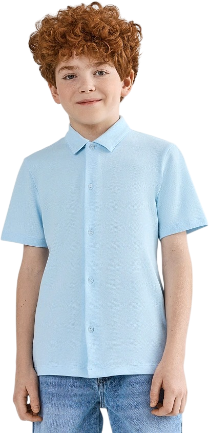 Рубашка детская Mark Formelle 113449 (р.146-72, голубое небо)