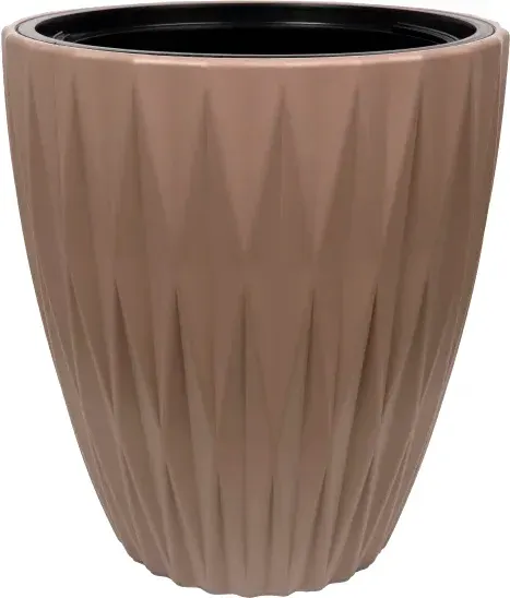 Кашпо Formplastic Caro FP-5780-051 (серо-бежевый)