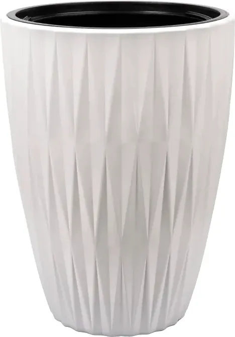 Кашпо Formplastic Caro Slim FP-5820-011 (белый)