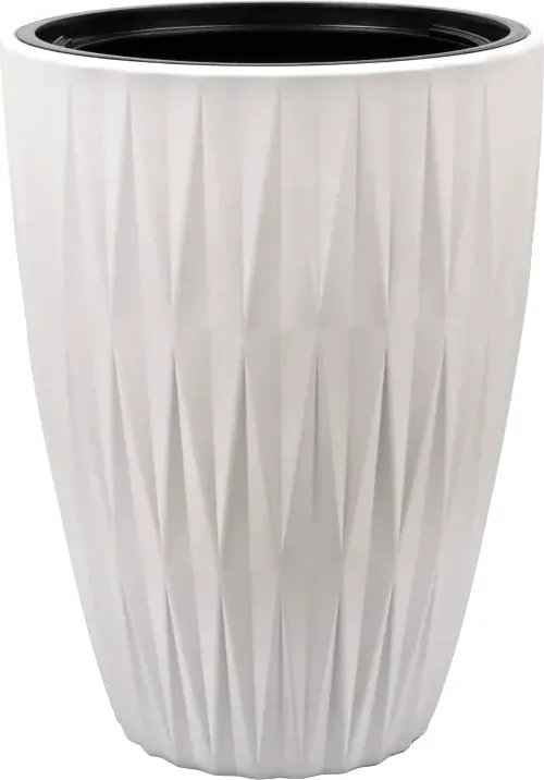 Кашпо Formplastic Caro Slim FP-5830-011 (белый)
