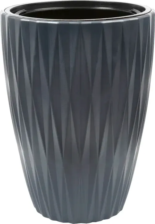 Кашпо Formplastic Caro Slim FP-5830-014 (антрацитовый)