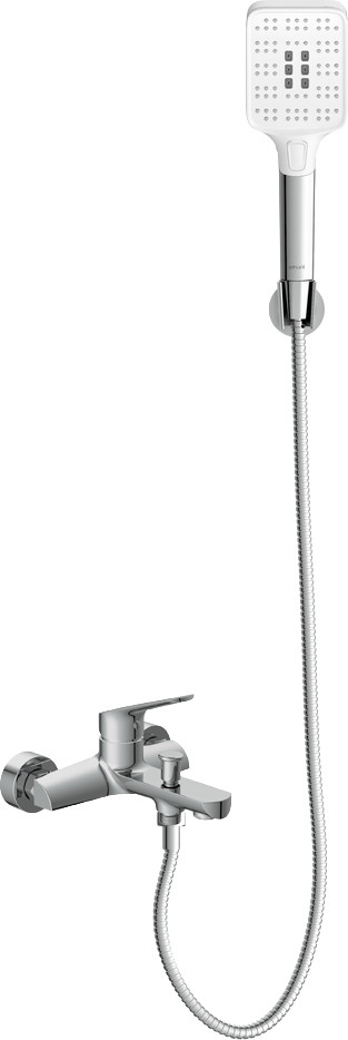 Смеситель Cersanit Flavis 63035 с душевым гарнитуром Ferro 64085