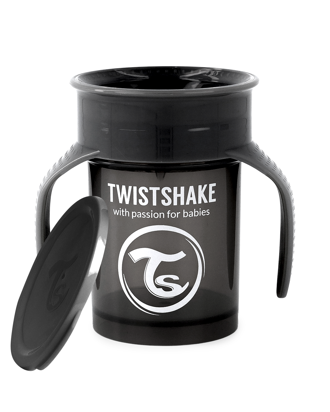 Поильник Twistshake 360 cup / 79124 (230мл, черный)