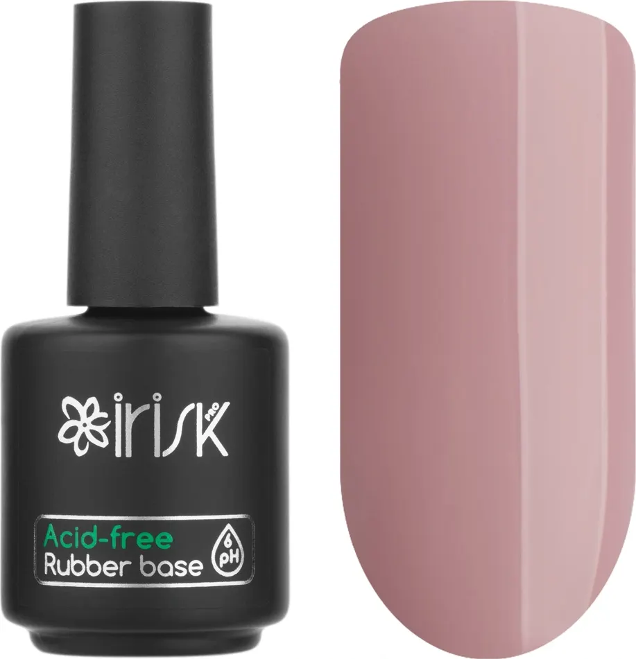 База для гель-лака IRISK Acid-free Rubber Base тон 08 Cover Pink (18мл)