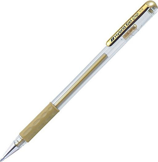Ручка гелевая Pentel K118-X (золотой)
