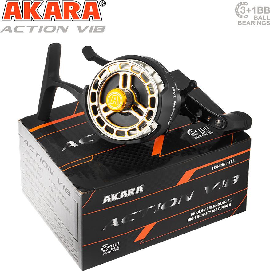 Катушка мультипликаторная Akara Action Vib 3+1 bb / AWAV-4 — фото 4