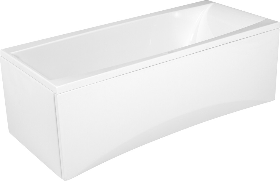 Ванна акриловая Cersanit Virgo 170x75 WP-VIRGO-170-W с сифоном Prime 64287 (без ножек, сифон черный) — фото 6