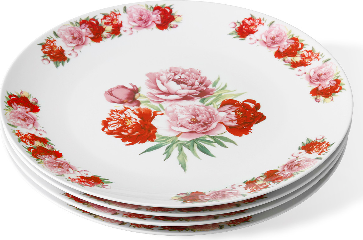 Набор тарелок Pomi d'Oro Peonies / P300029 (4шт)
