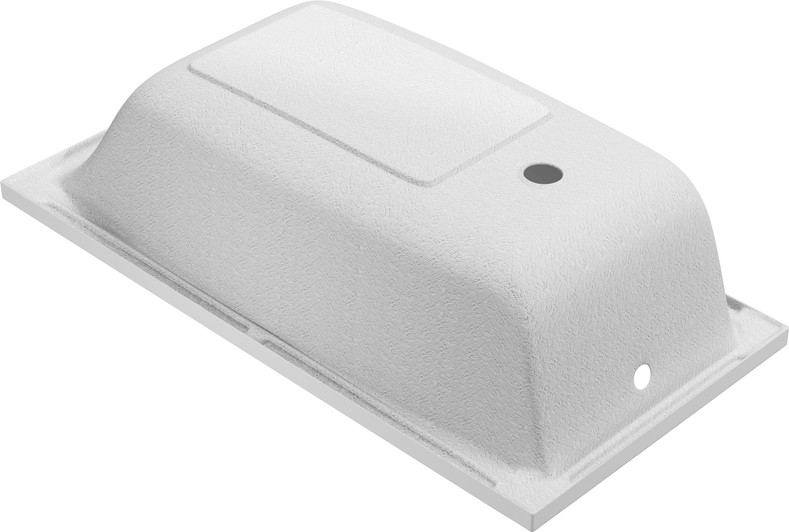 Ванна акриловая Cersanit Virgo 150x75 WP-VIRGO-150-W с сифоном Prime 64287 (без ножек, сифон черный) — фото 4