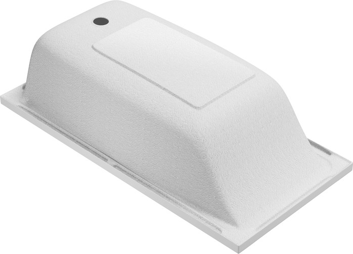 Ванна акриловая Cersanit Virgo 150x75 WP-VIRGO-150-W с сифоном Prime 64287 (без ножек, сифон черный) — фото 3