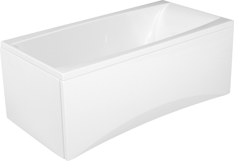 Ванна акриловая Cersanit Virgo 150x75 WP-VIRGO-150-W с сифоном Prime 64287 (без ножек, сифон черный) — фото 6