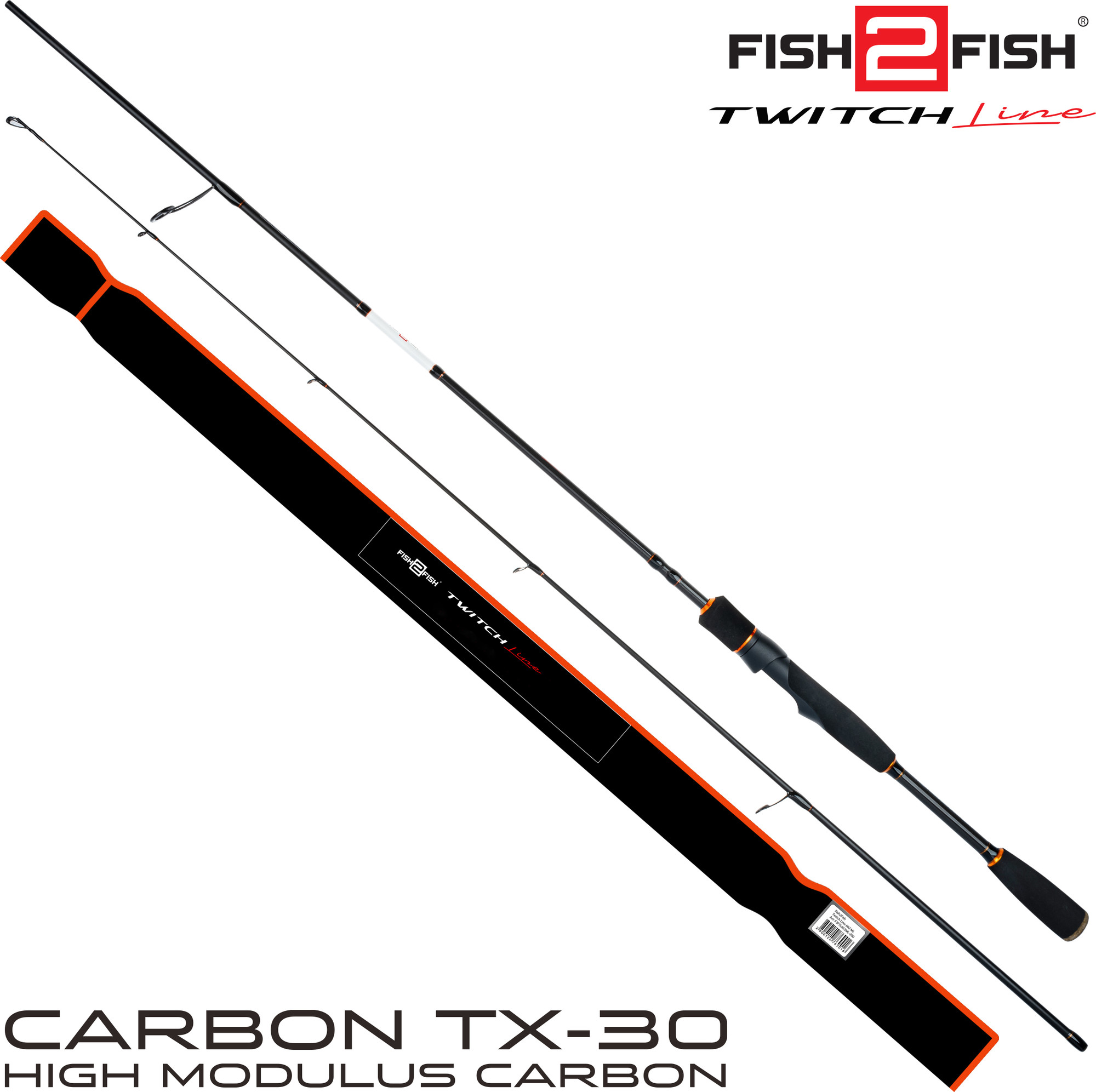 Удилище Fish2Fish Twitch Line 662 ML TX-30 / F2FTL662ML-200 (2м) — фото 2