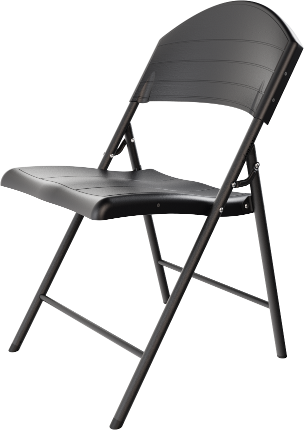 Стул складной SAMMAN Van T 59x49x86 (дерево, черный)