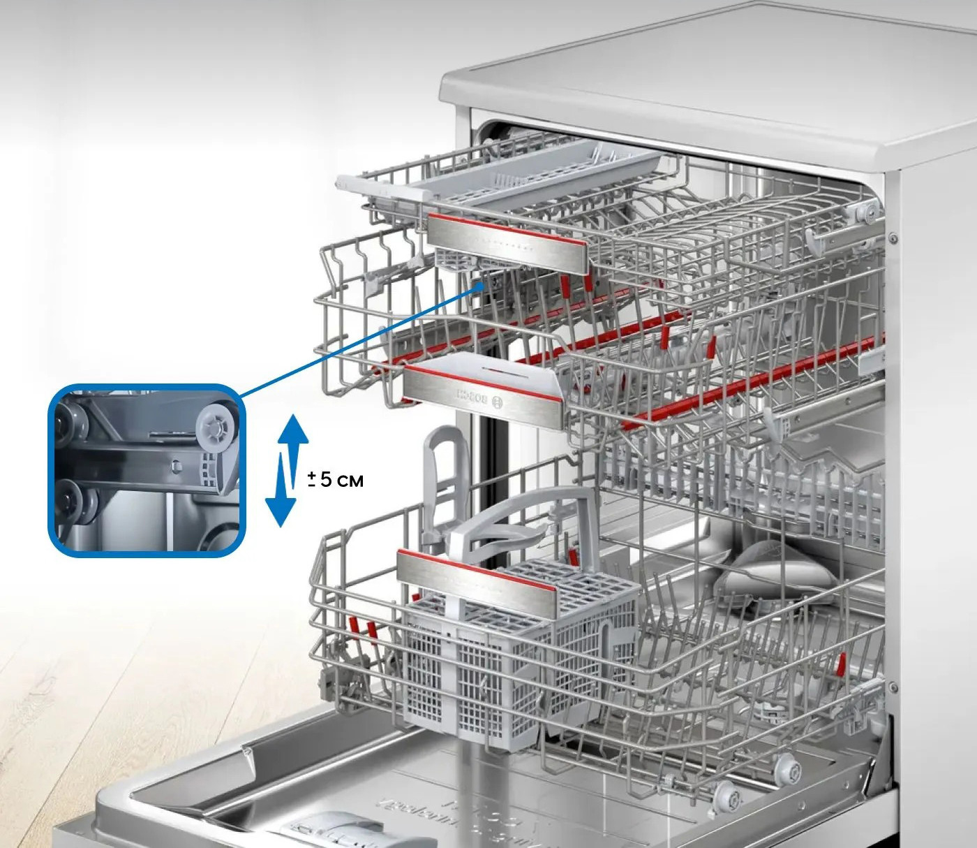 Посудомоечная машина Bosch SMS6EMW38Q — фото 5