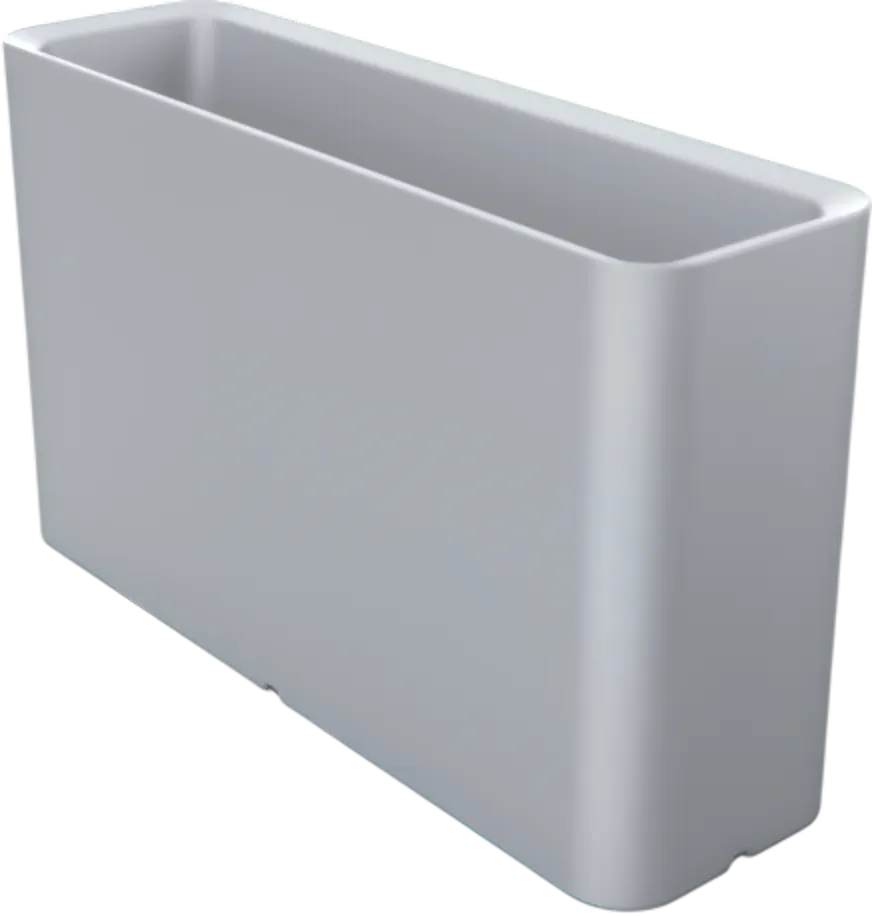 Вазон БЕРКАНО Vittorio 80 DB / 220_031_21 (Concrete Gray)