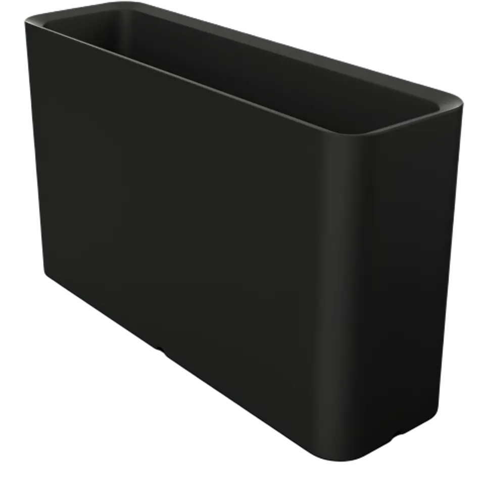 Вазон БЕРКАНО Vittorio 80 DB / 220_031_00 (Coal Black)