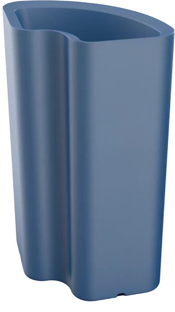 Вазон БЕРКАНО Vittorio 80an DB / 220_033_17 (Wave Blue)