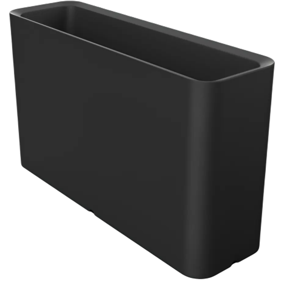 Вазон БЕРКАНО Vittorio 53 DB / 220_030_00 (Coal Black)