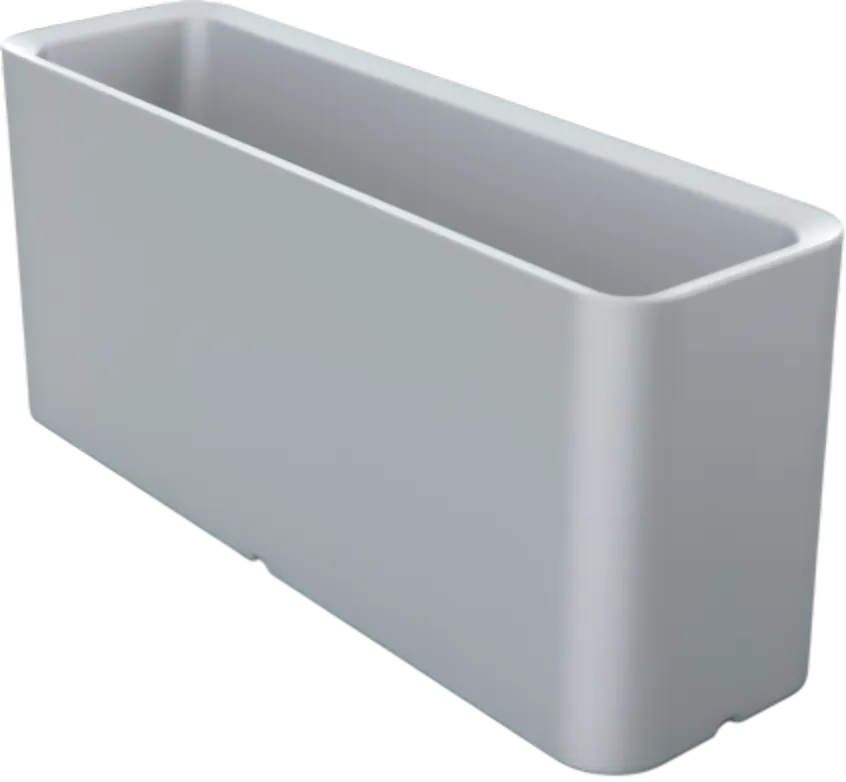Вазон БЕРКАНО Vittorio 40 DB / 220_032_21 (Concrete Gray)