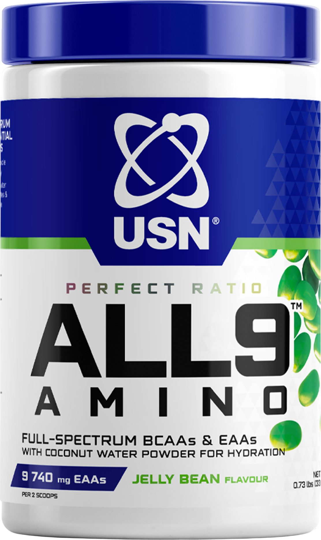 Аминокислоты BCAA USN ALL 9 Amino (кислый мармелад, 330г)
