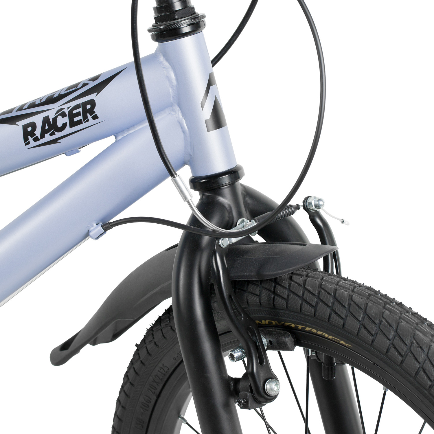 Детский велосипед Novatrack Racer 20SH6V.RACER.GR6 (серый, разобранный, в коробке) — фото 4