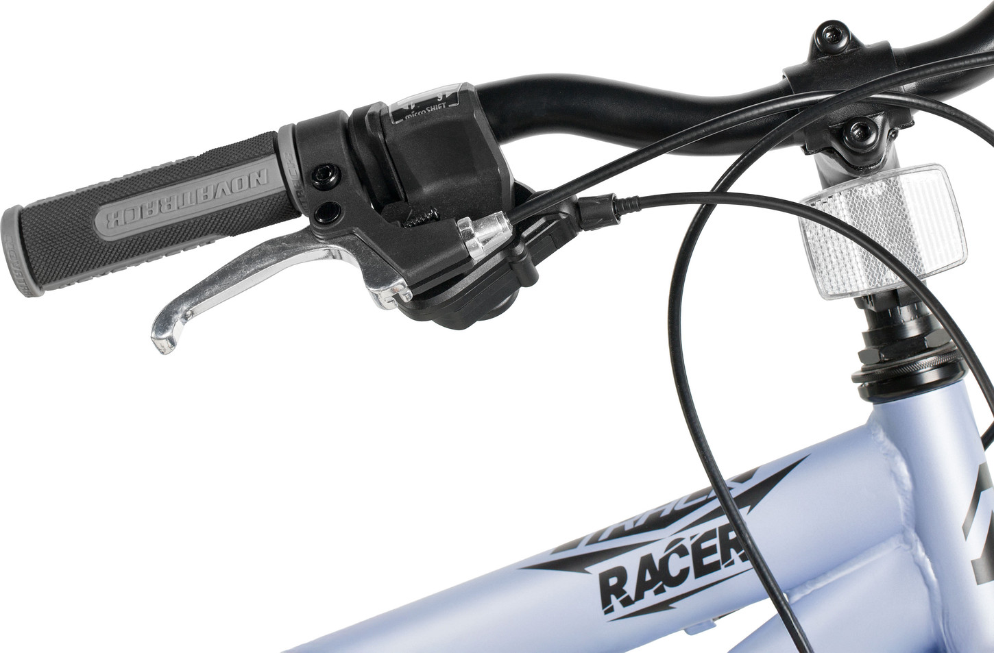 Детский велосипед Novatrack Racer 20SH6V.RACER.GR6 (серый, разобранный, в коробке) — фото 3