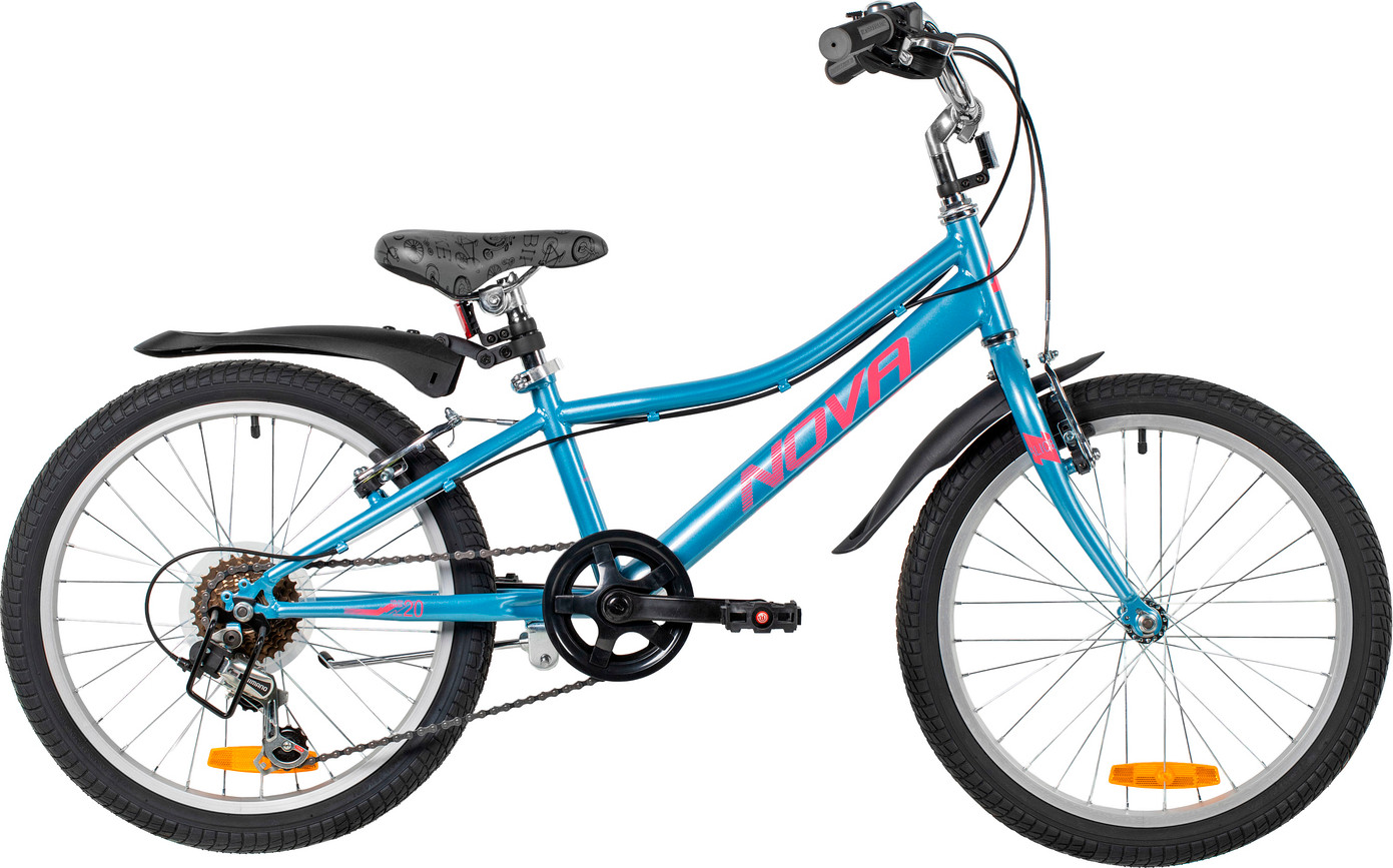 Детский велосипед Novatrack Alice 20SH6V.ALICE.BL6 (голубой, разобранный, в коробке)