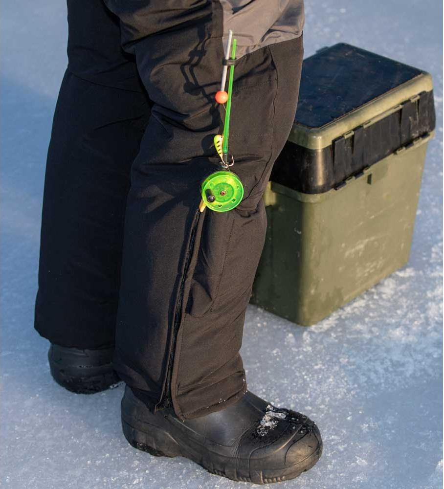 Костюм для охоты и рыбалки UniversaL Fisher -35 (р.46-48/170-180, серый/черный) — фото 6