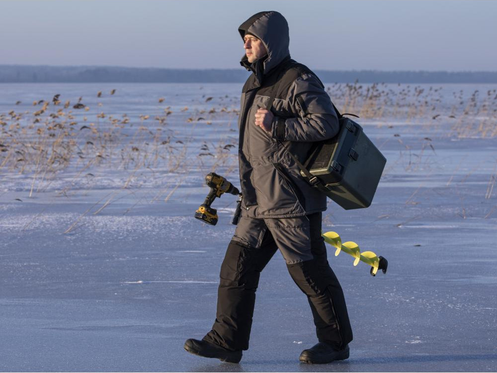 Костюм для охоты и рыбалки UniversaL Fisher -50 (р.62-64/170-180, серый/черный) — фото 5