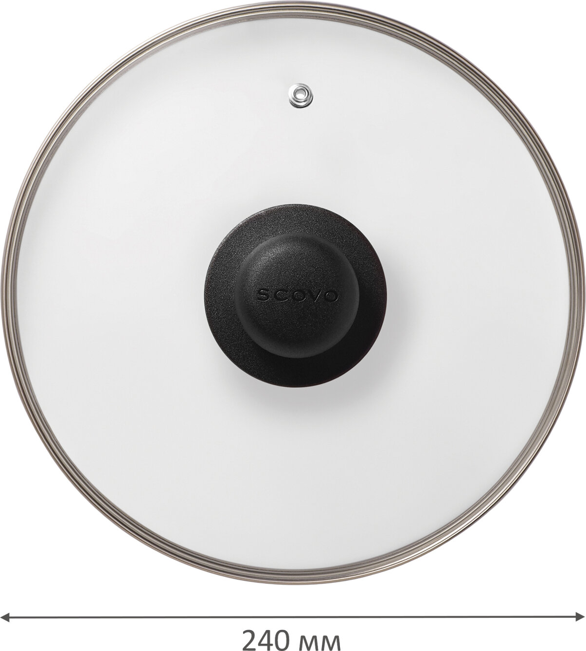 Крышка стеклянная Scovo Classic KC0224 — фото 3