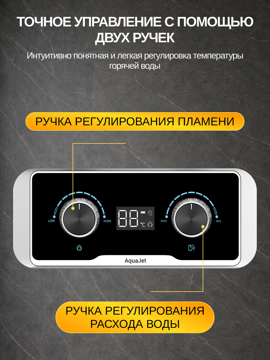 Газовая колонка Haier AquaJet 12 AM / GD0FR1E00 — фото 5
