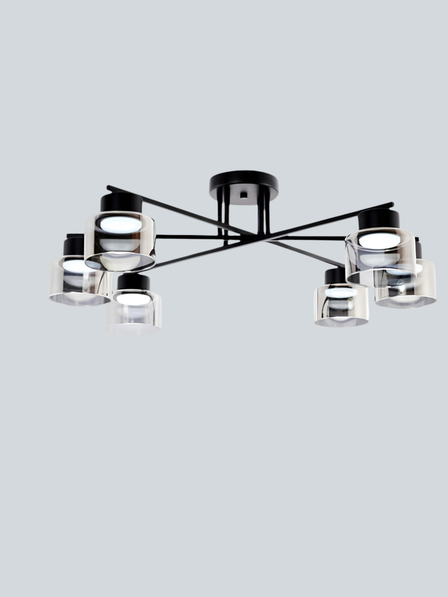 Люстра Aitin-Pro X-GX53 1080/6B (черный)