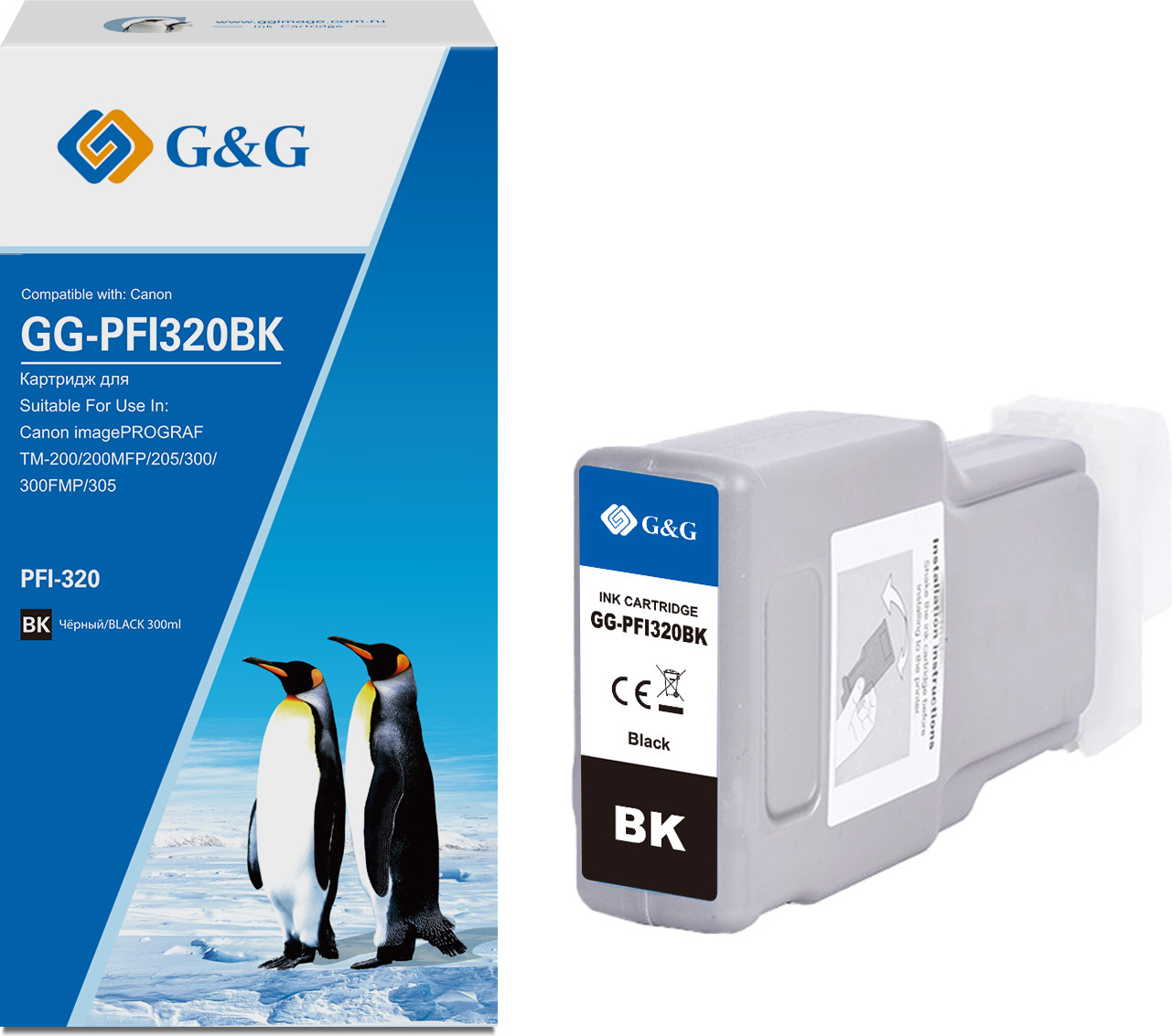 Картридж G&G GG-PFI320BK — фото 2