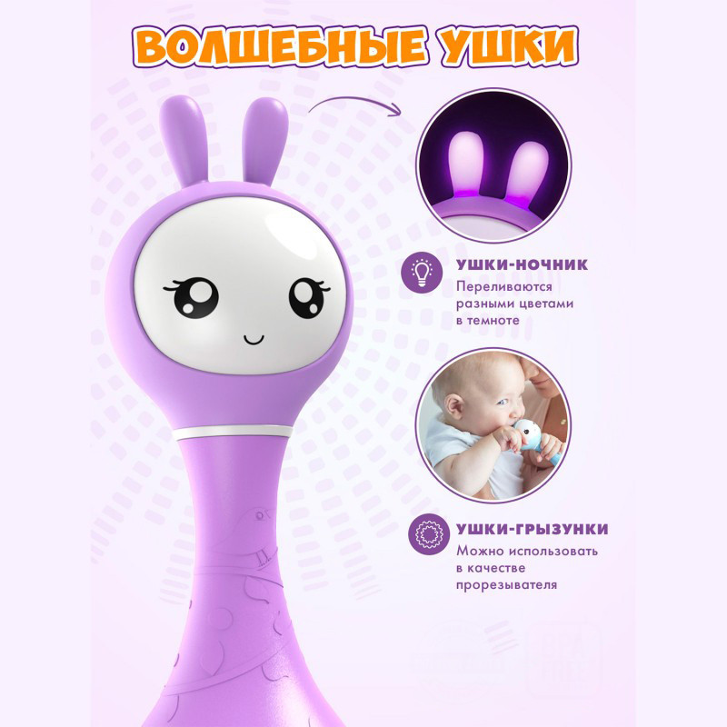 Интерактивная игрушка Alilo Умный зайка R1 / 60403 (розовый) — фото 5