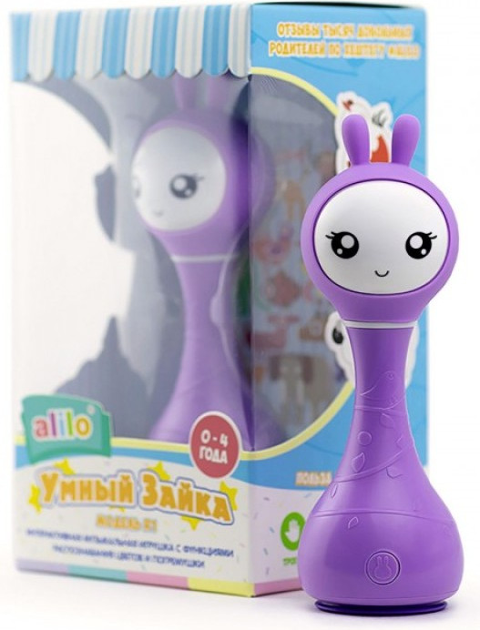 Интерактивная игрушка Alilo Умный зайка R1 / 60405 (фиолетовый) — фото 2