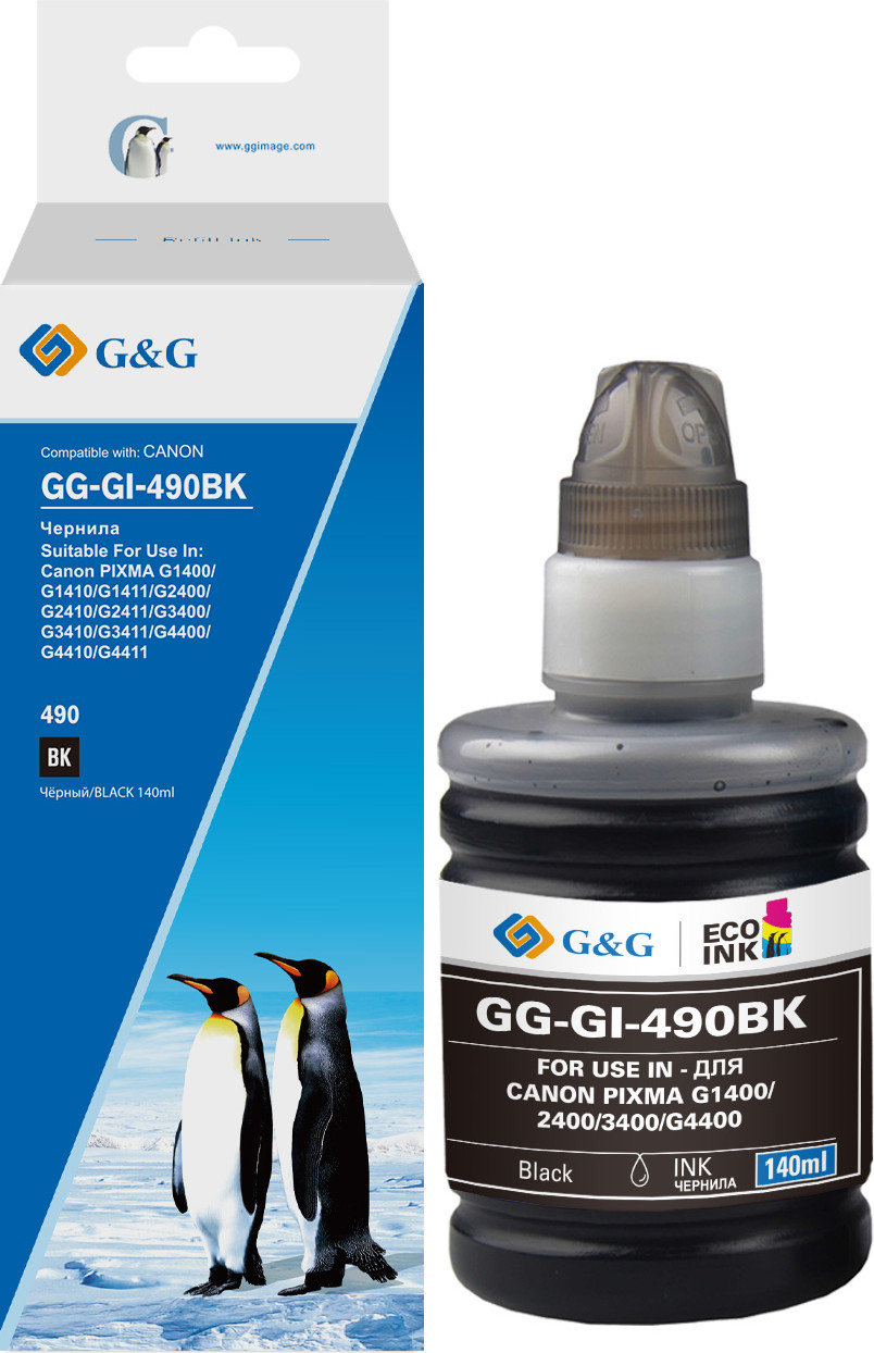 Контейнер с чернилами G&G GG-GI-490BK