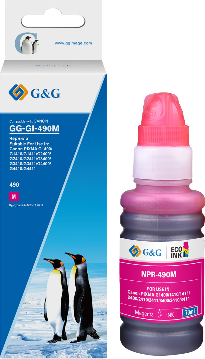 Контейнер с чернилами G&G GG-GI-490M