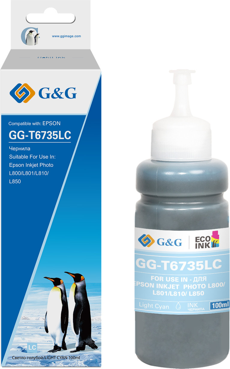 Контейнер с чернилами G&G GG-T6735LC