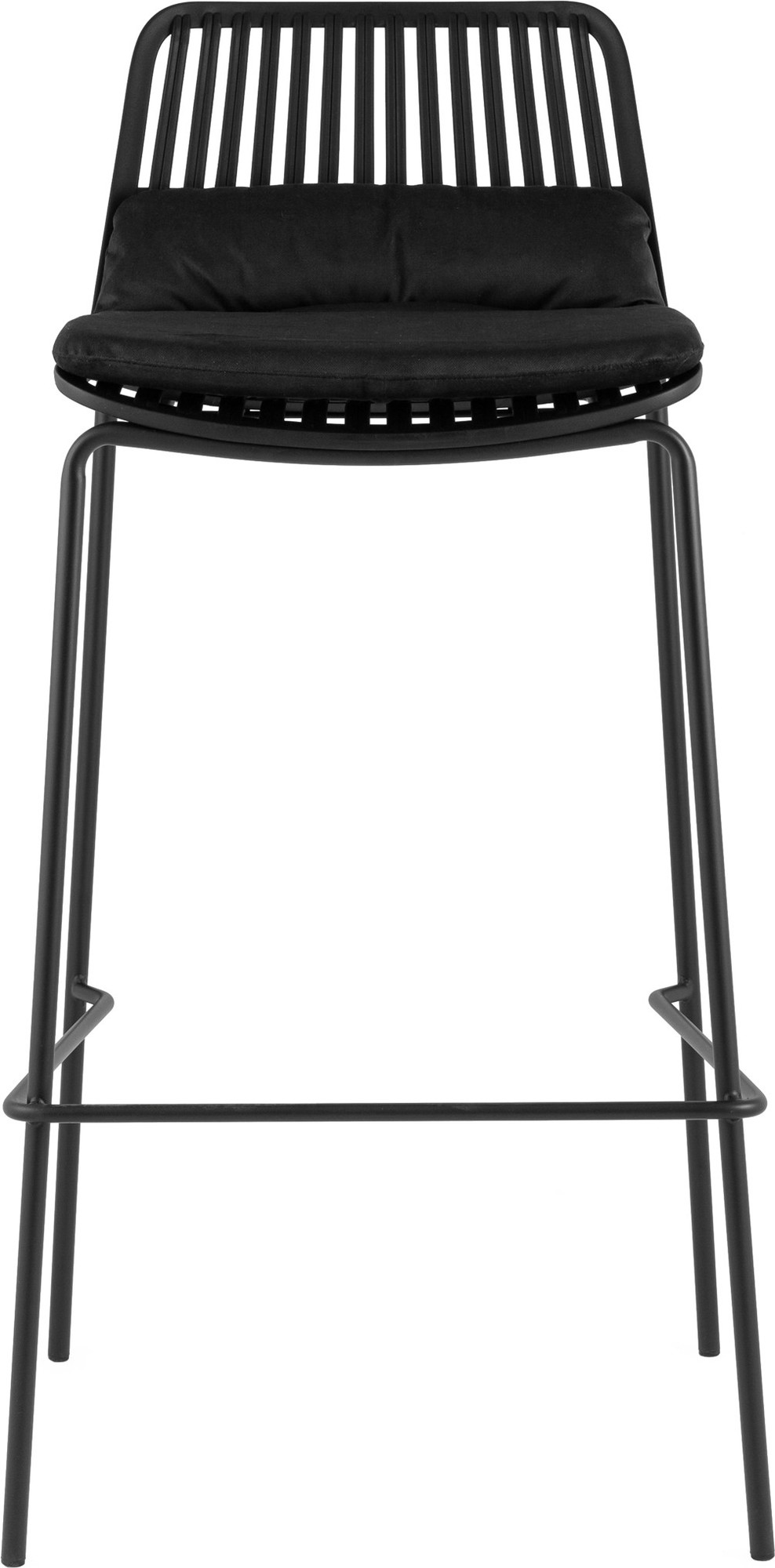 Стул барный Stool Group Louran с подушкой / D-012S (черный) — фото 3
