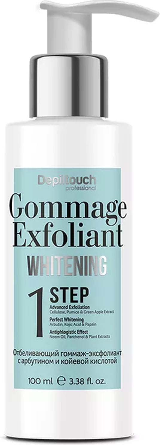 Гоммаж для лица Depiltouch Professional Отбеливающая система шаг 1 (100мл)