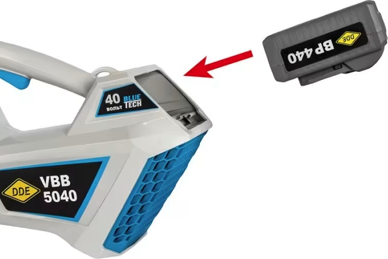 Воздуходувка аккумуляторная DDE BlueTech VBB 5040 / 912-327 — фото 6