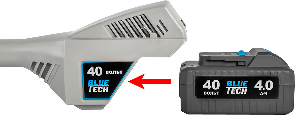 Триммер аккумуляторный DDE BlueTech GTB 400 / 912-365 — фото 6