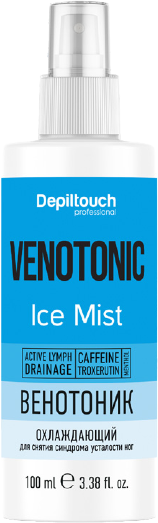 Спрей для ног Depiltouch Professional Венотоник-мист охлаждающий для снятия синдрома усталости (100мл)