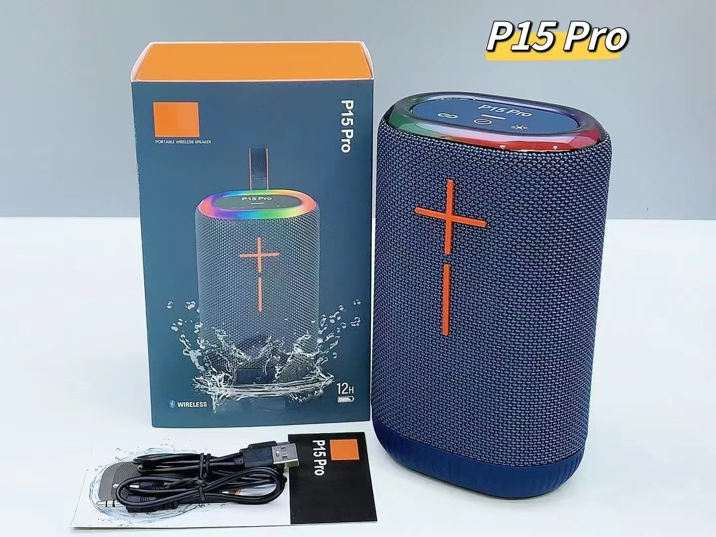 Портативная колонка Bseng P15 Pro (синий) — фото 2