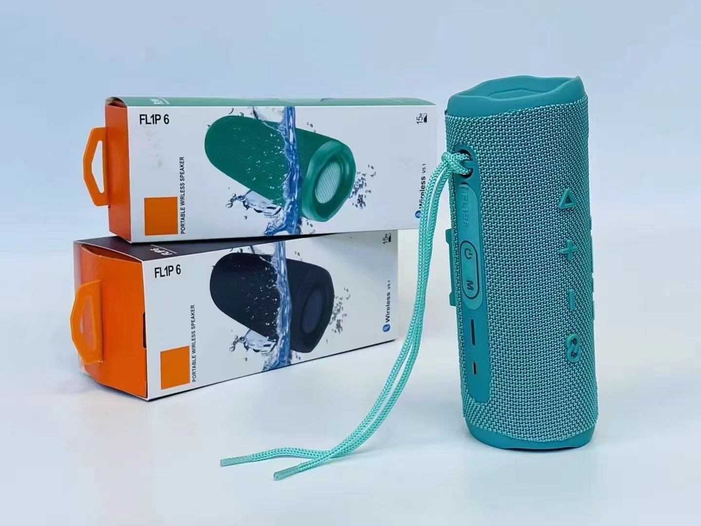 Портативная колонка Bseng FLIP 6-HB (бирюзовый) — фото 2