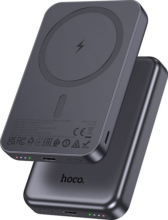 Портативное зарядное устройство Hoco J160 5000mAh (металлик) — фото 5