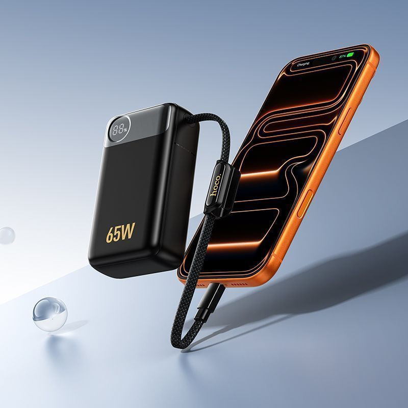 Портативное зарядное устройство Hoco Q53 12000mAh (черный) — фото 6
