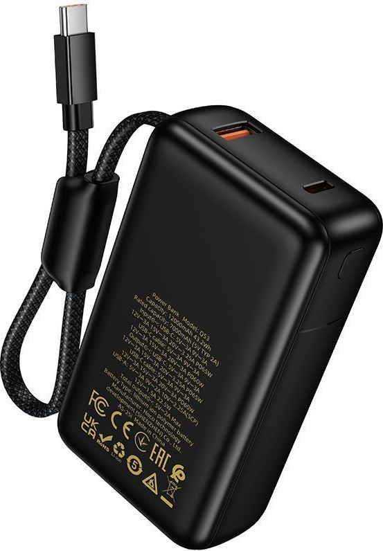 Портативное зарядное устройство Hoco Q53 12000mAh (черный) — фото 4